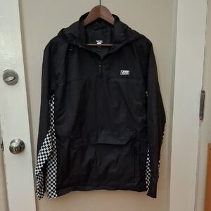 Vans Oliver Holdenbraber Black and White Checkered Windbreaker_1